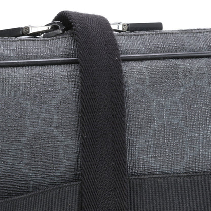Gucci Black Leather Gg Supreme