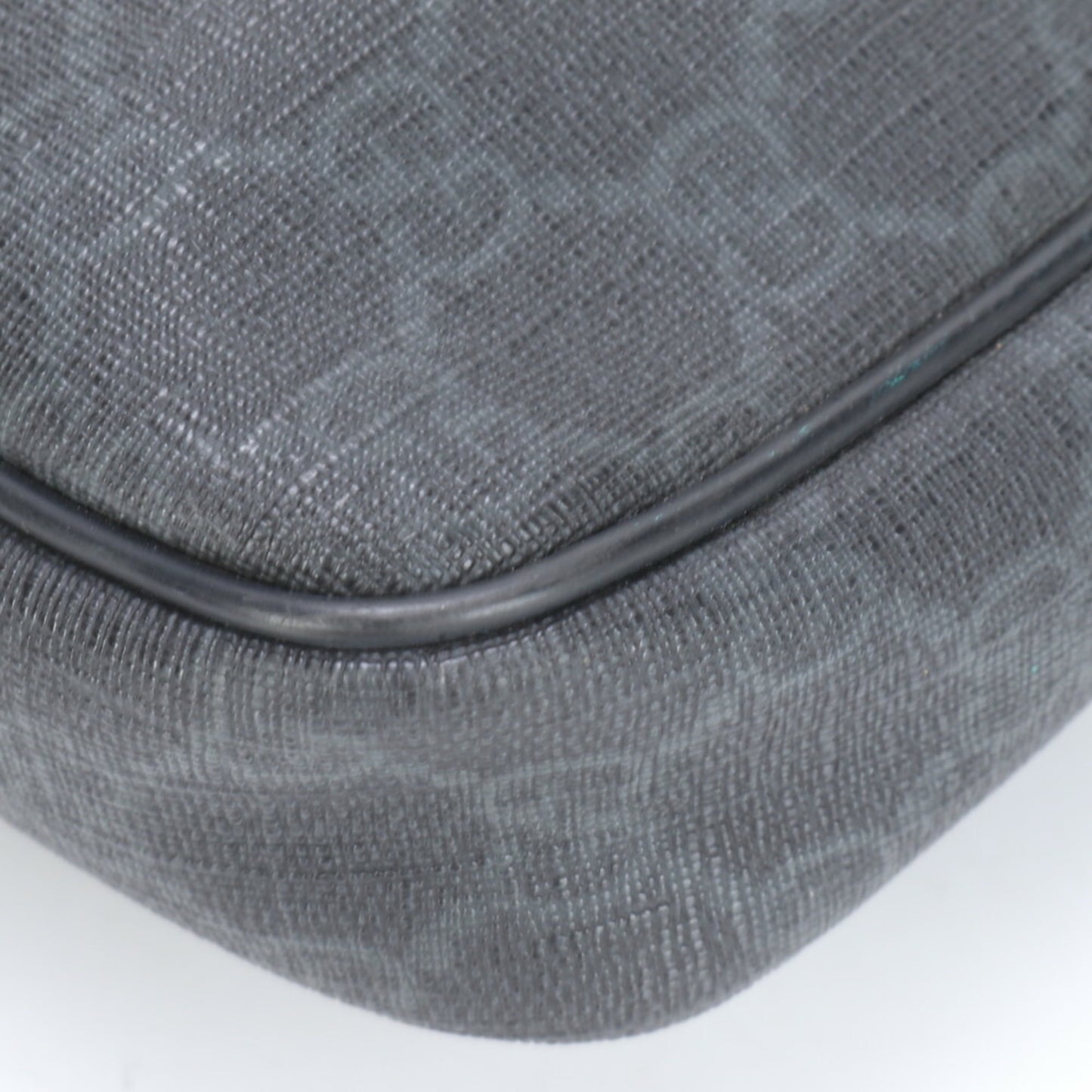 Gucci Black Leather Gg Supreme