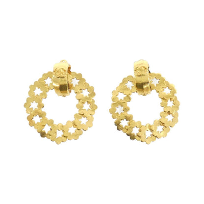 Chanel Gold Gold Plated Earring