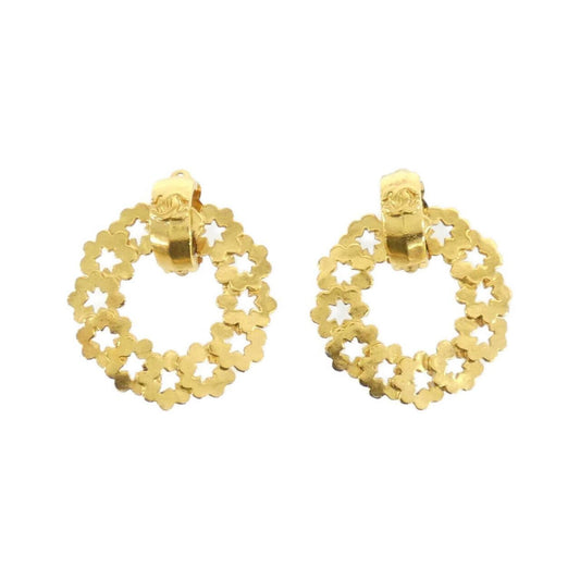 Chanel Gold Gold Plated Earring