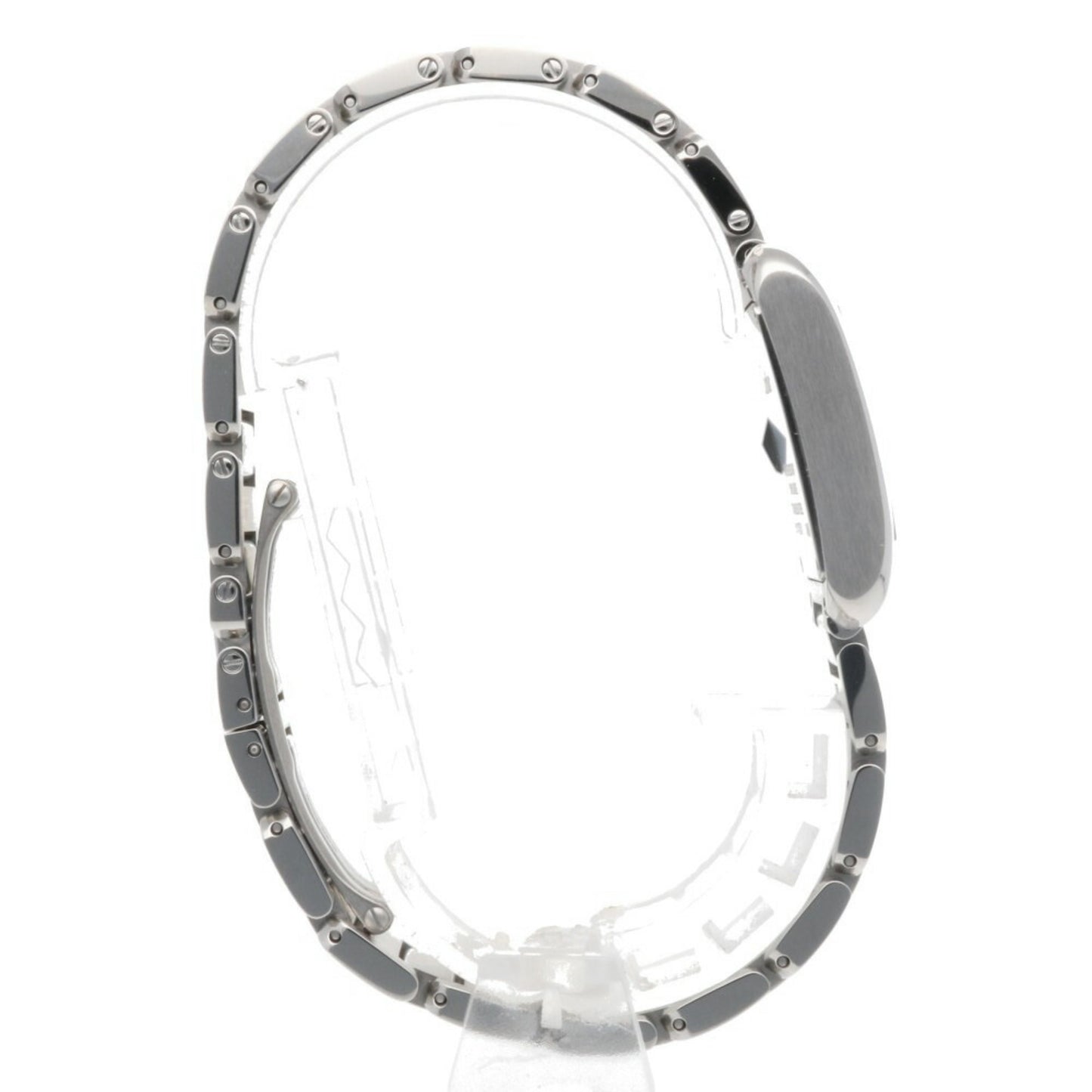 Cartier Silver Steel Tank Anglaise