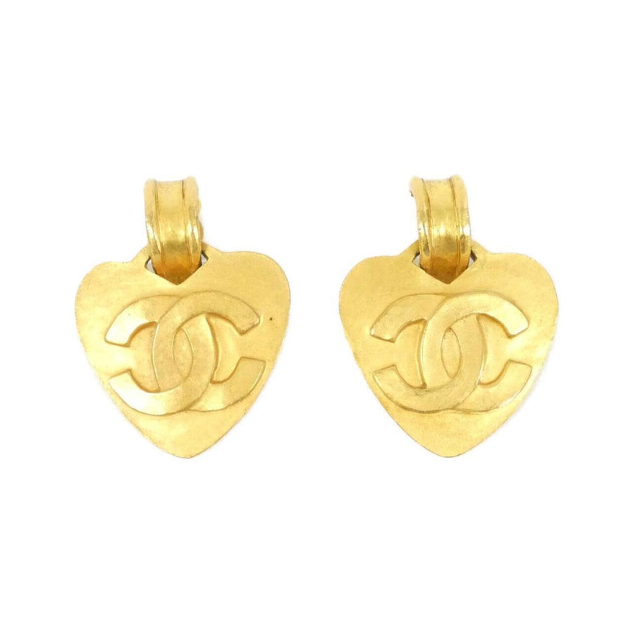 Chanel Gold Gold Plated Coco Mark