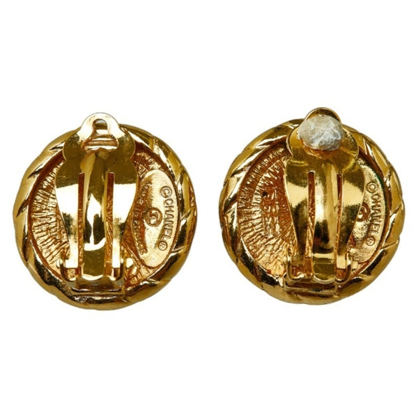 Chanel Gold Gold Plated Coco Mark