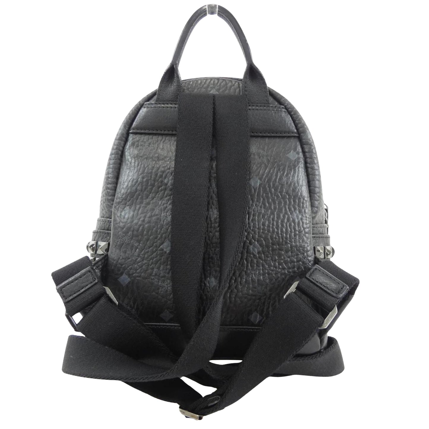 Mcm Black Leather Visetos