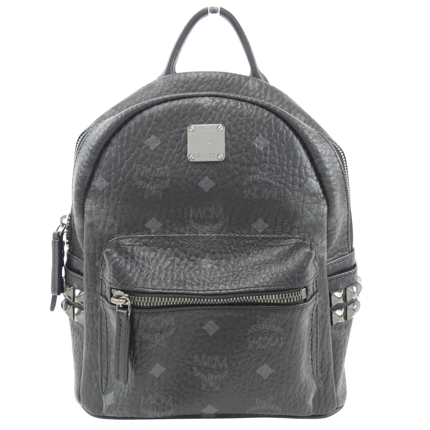 Mcm Black Leather Visetos