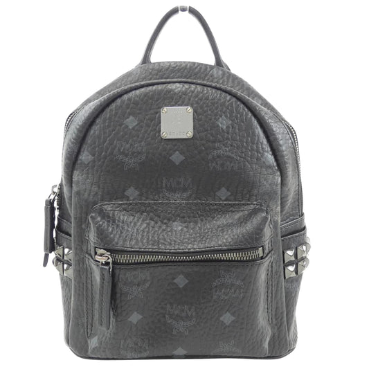 Mcm Black Leather Visetos