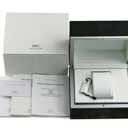 Iwc Schaffhausen Black Steel Watch