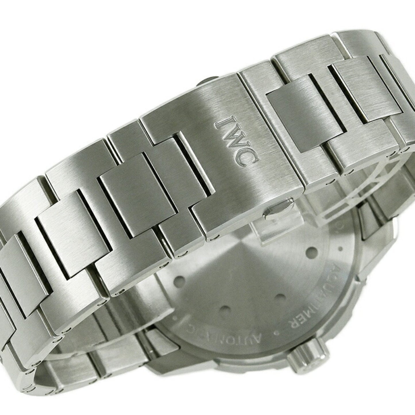 Iwc Schaffhausen Black Steel Watch