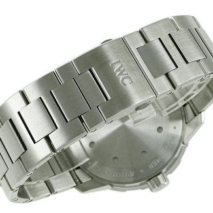 Iwc Schaffhausen Black Steel Watch