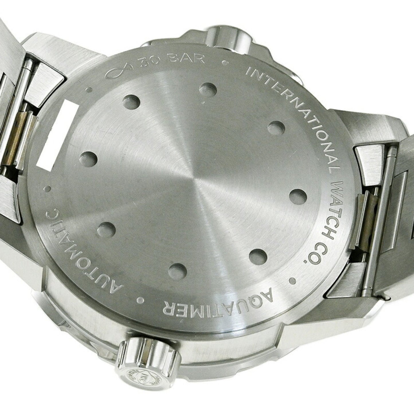 Iwc Schaffhausen Black Steel Watch