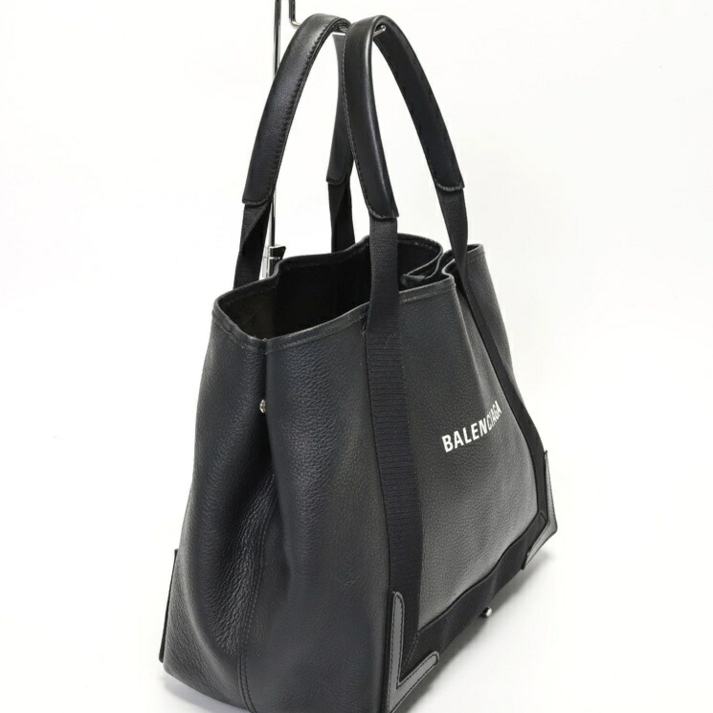 Balenciaga Black Leather Cabas