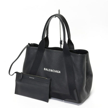 Balenciaga Black Leather Cabas