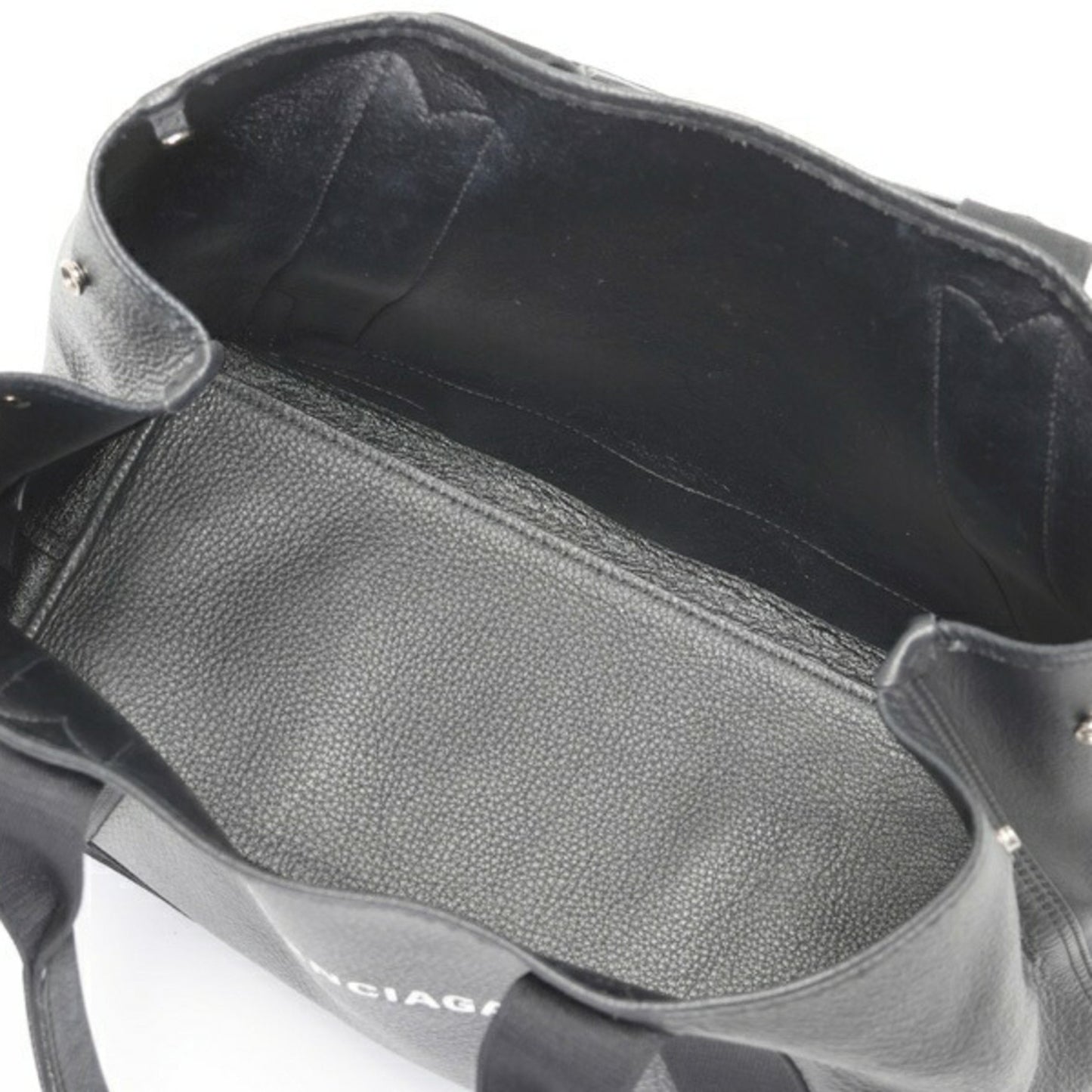 Balenciaga Black Leather Cabas