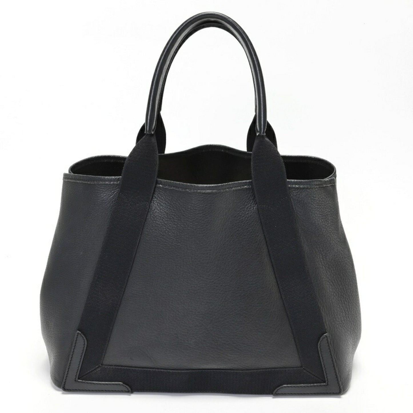 Balenciaga Black Leather Cabas