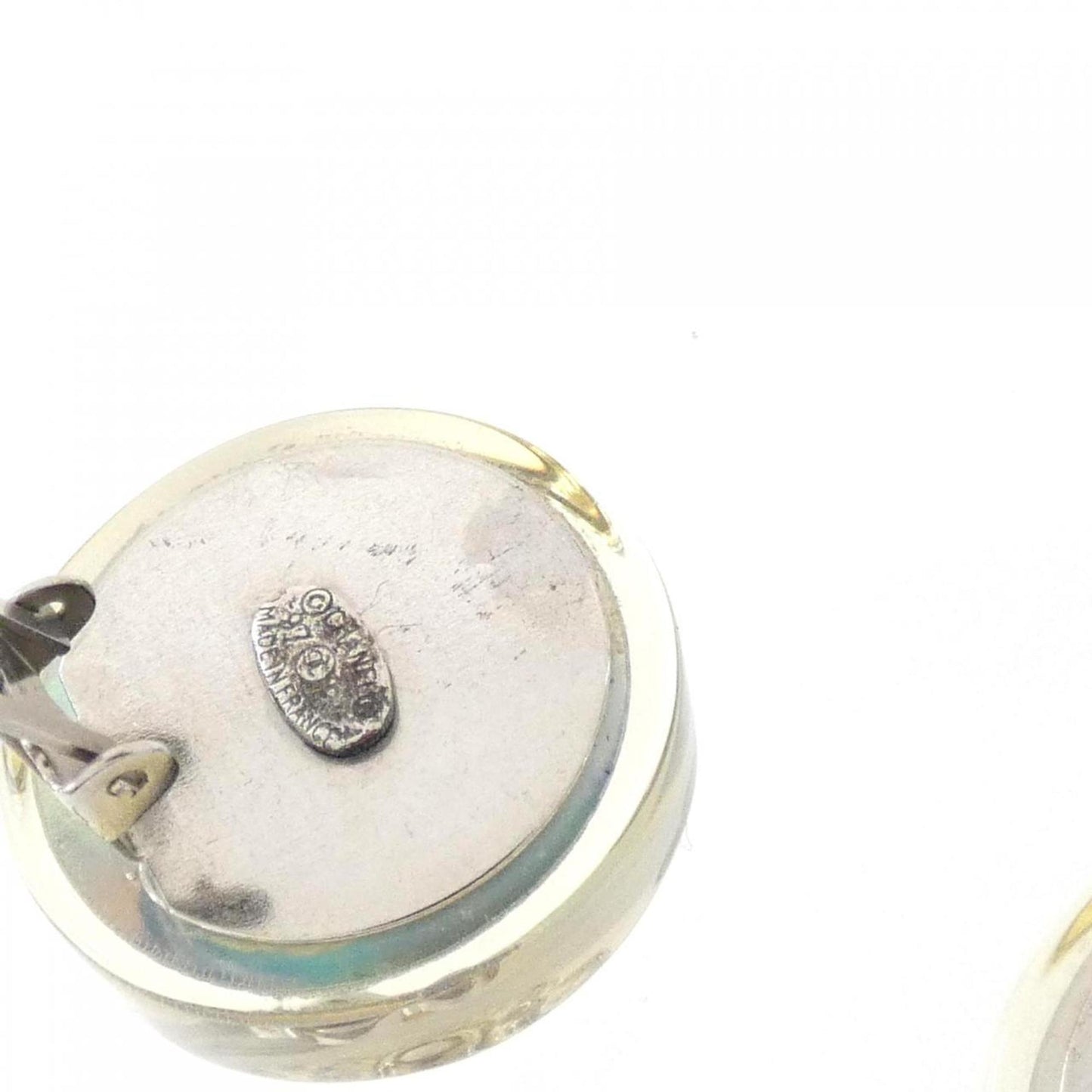 Chanel Silver Metal Coco Mark