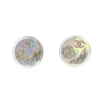 Chanel Silver Metal Coco Mark
