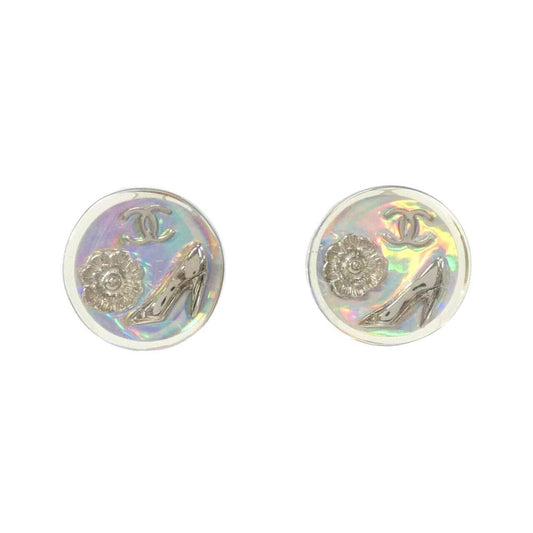 Chanel Silver Metal Coco Mark