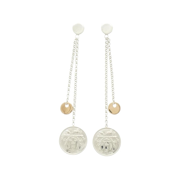 Chanel Gold Gold Plated Earring