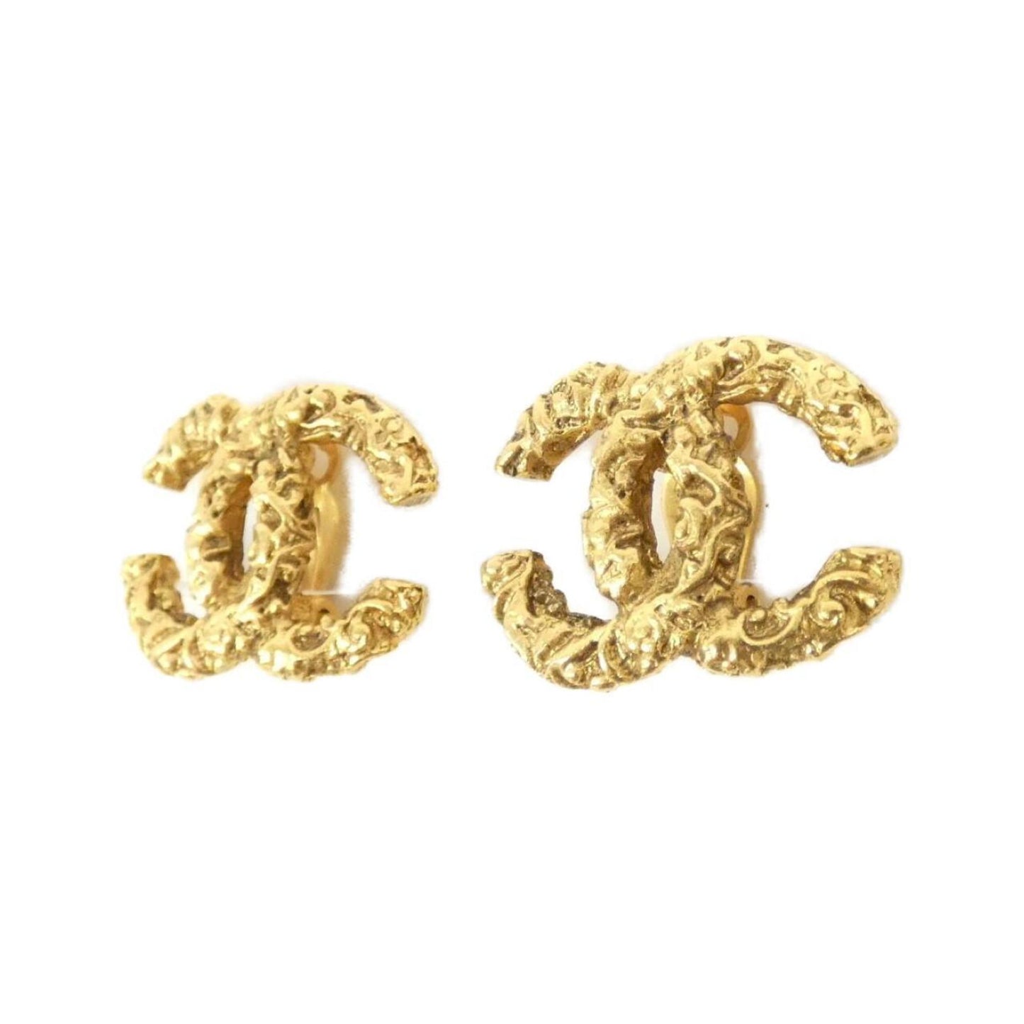 Chanel Gold Gold Plated Coco Mark