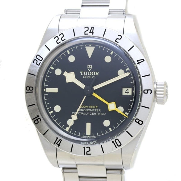 Iwc Schaffhausen Black Steel Watch