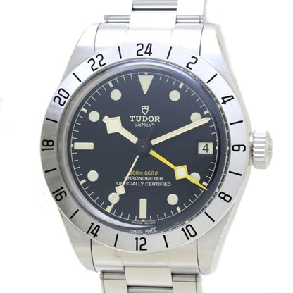 Iwc Schaffhausen Black Steel Watch