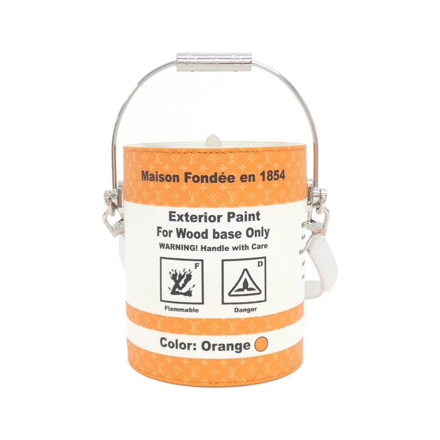 Louis Vuitton Orange Canvas Paint Can