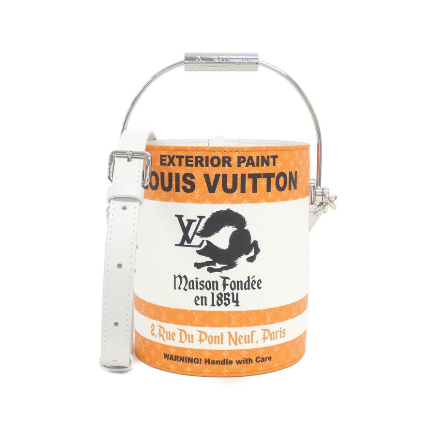 Louis Vuitton Orange Canvas Paint Can