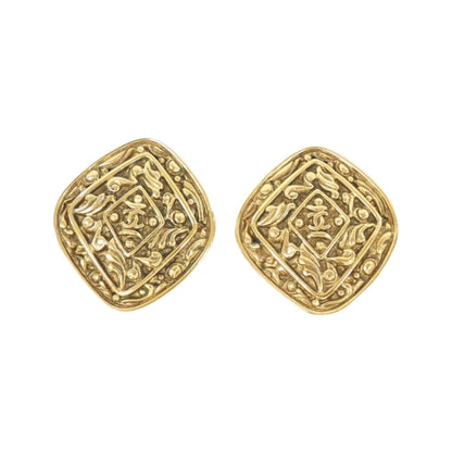 Chanel Gold Gold Plated Coco Mark