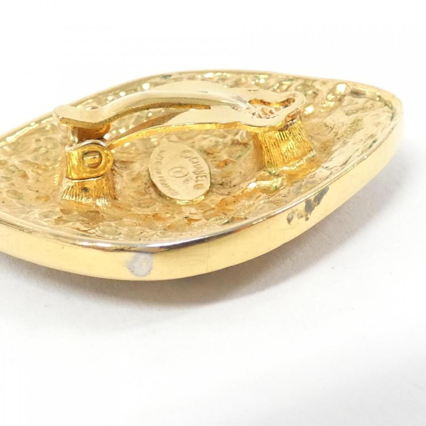 Chanel Gold Gold Plated Coco Mark