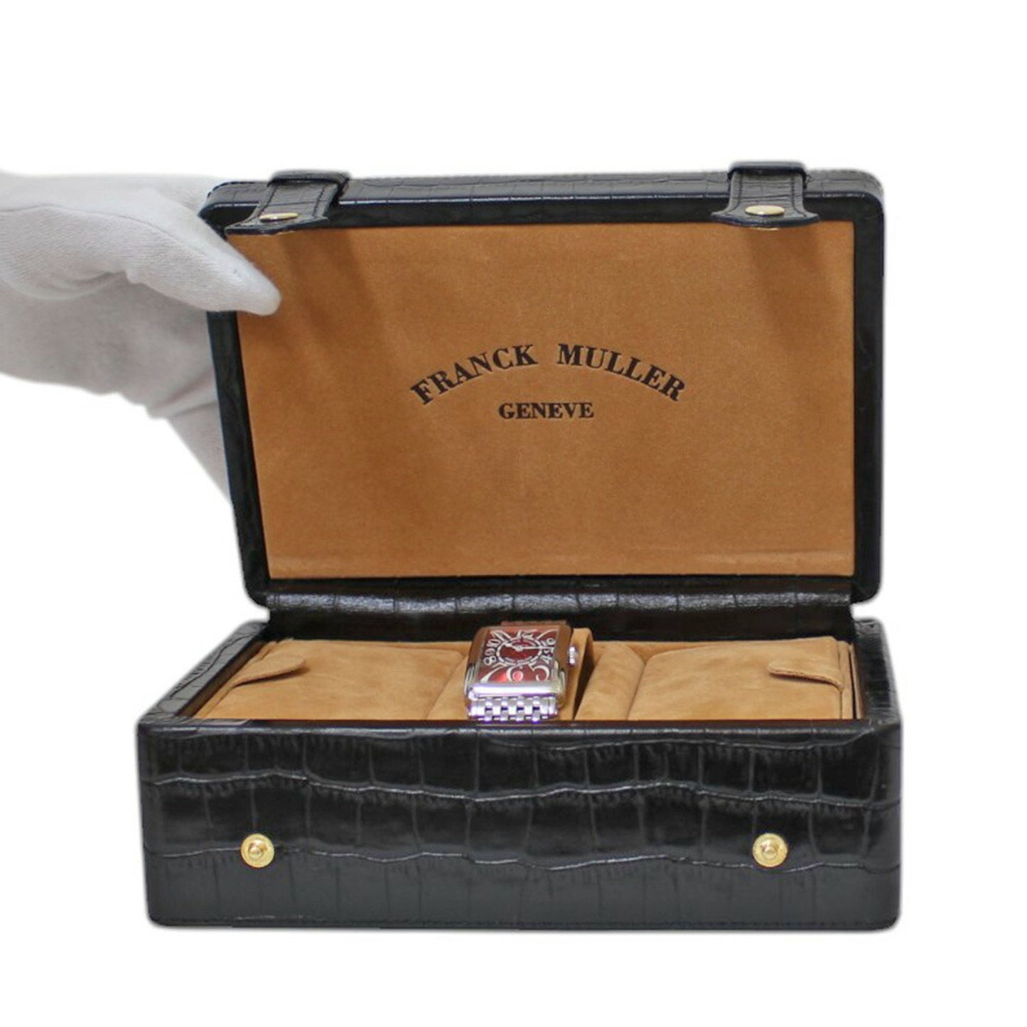 Franck Muller Red Steel Watch