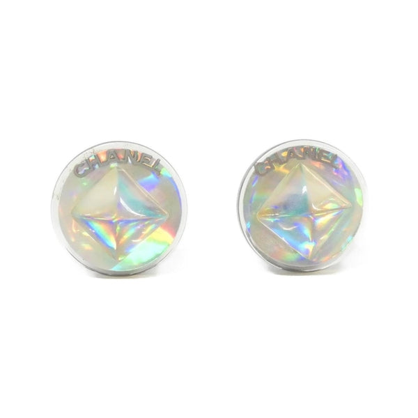 Chanel Silver Metal Coco Mark