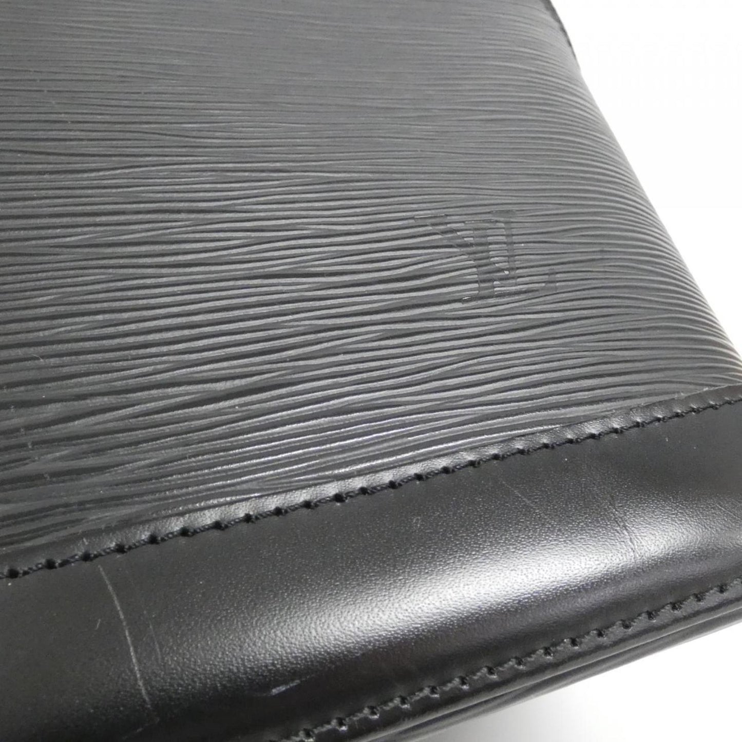 Louis Vuitton Black Leather Alma