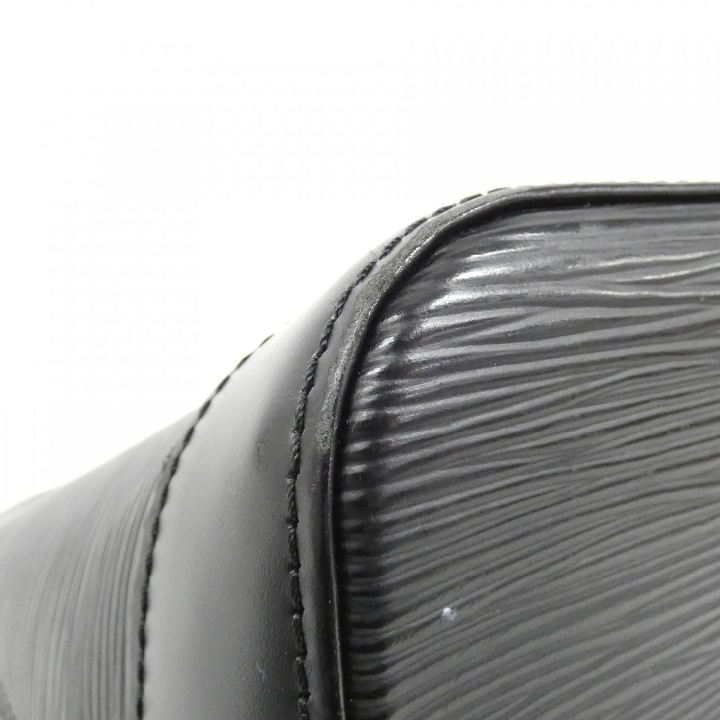 Louis Vuitton Black Leather Alma