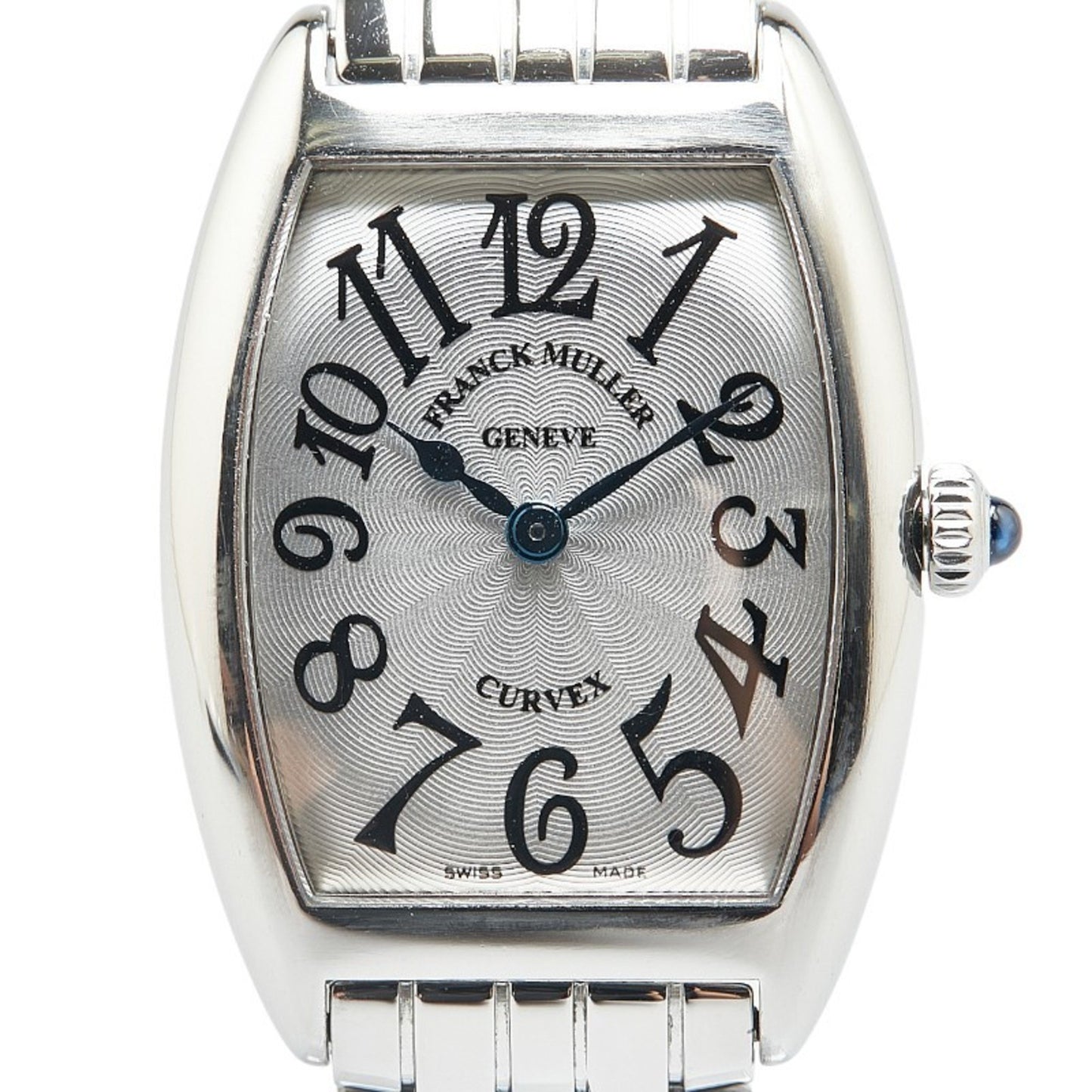 Franck Muller Silver Steel Watch