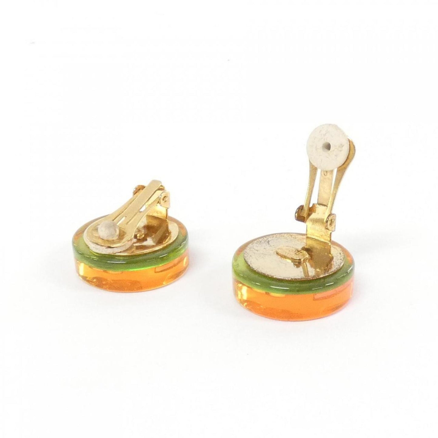 Chanel Orange Plastic Coco Mark