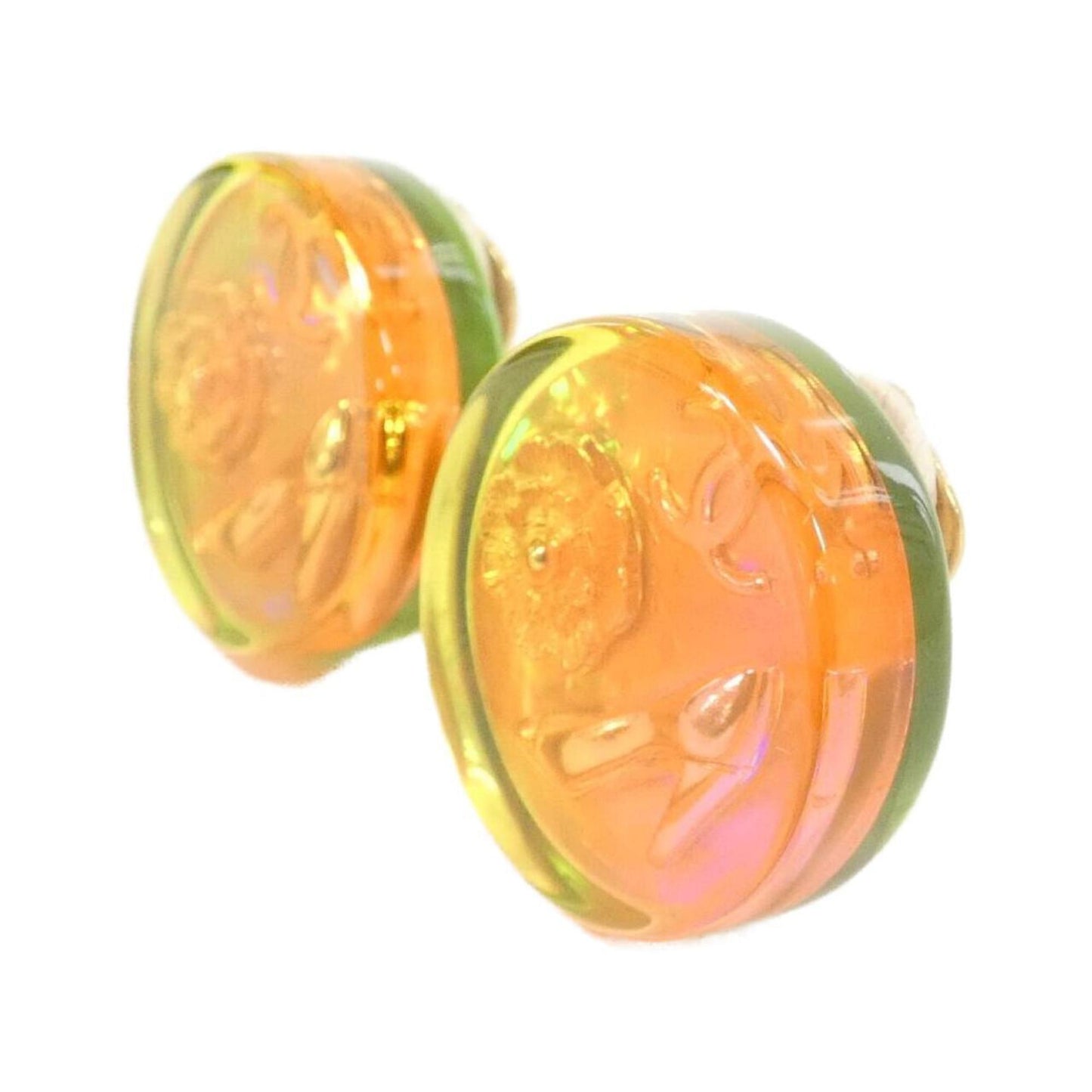 Chanel Orange Plastic Coco Mark