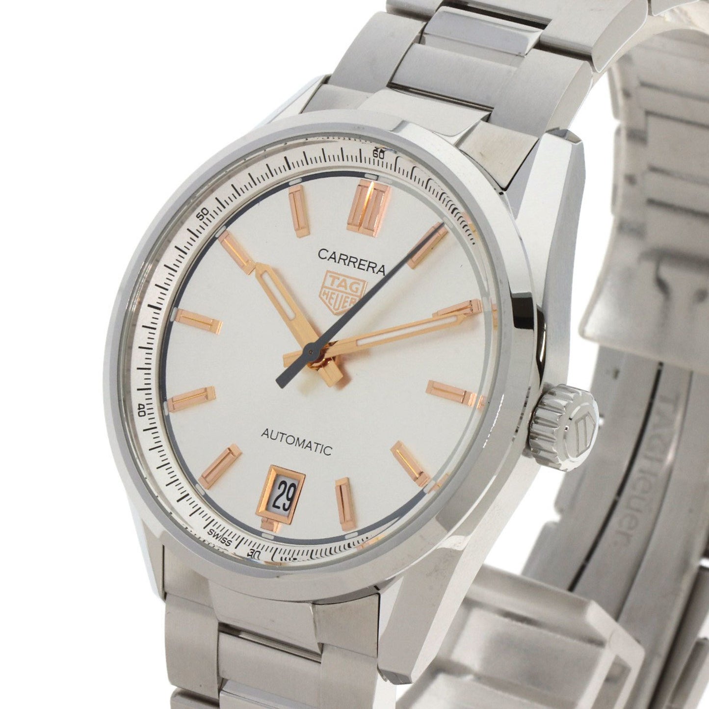 Tag Heuer Silver Steel Carrera