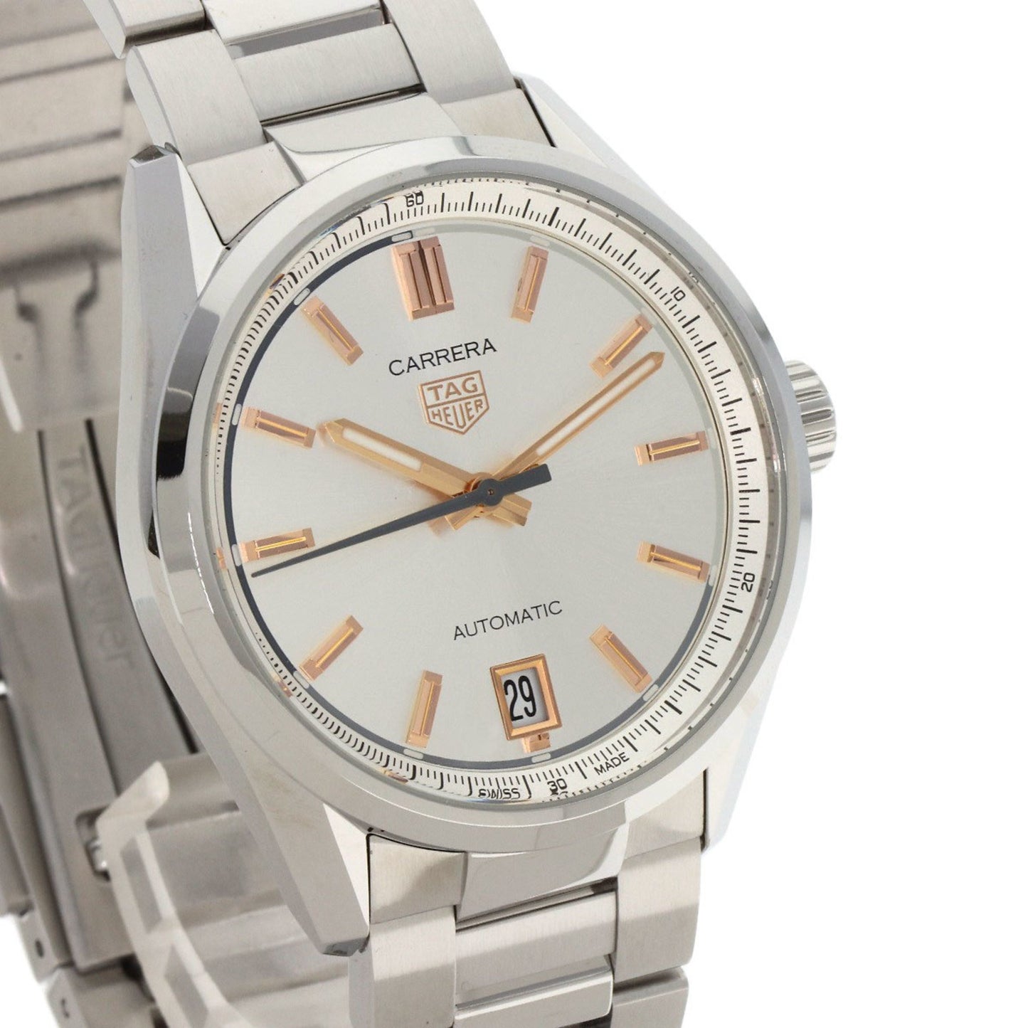 Tag Heuer Silver Steel Carrera