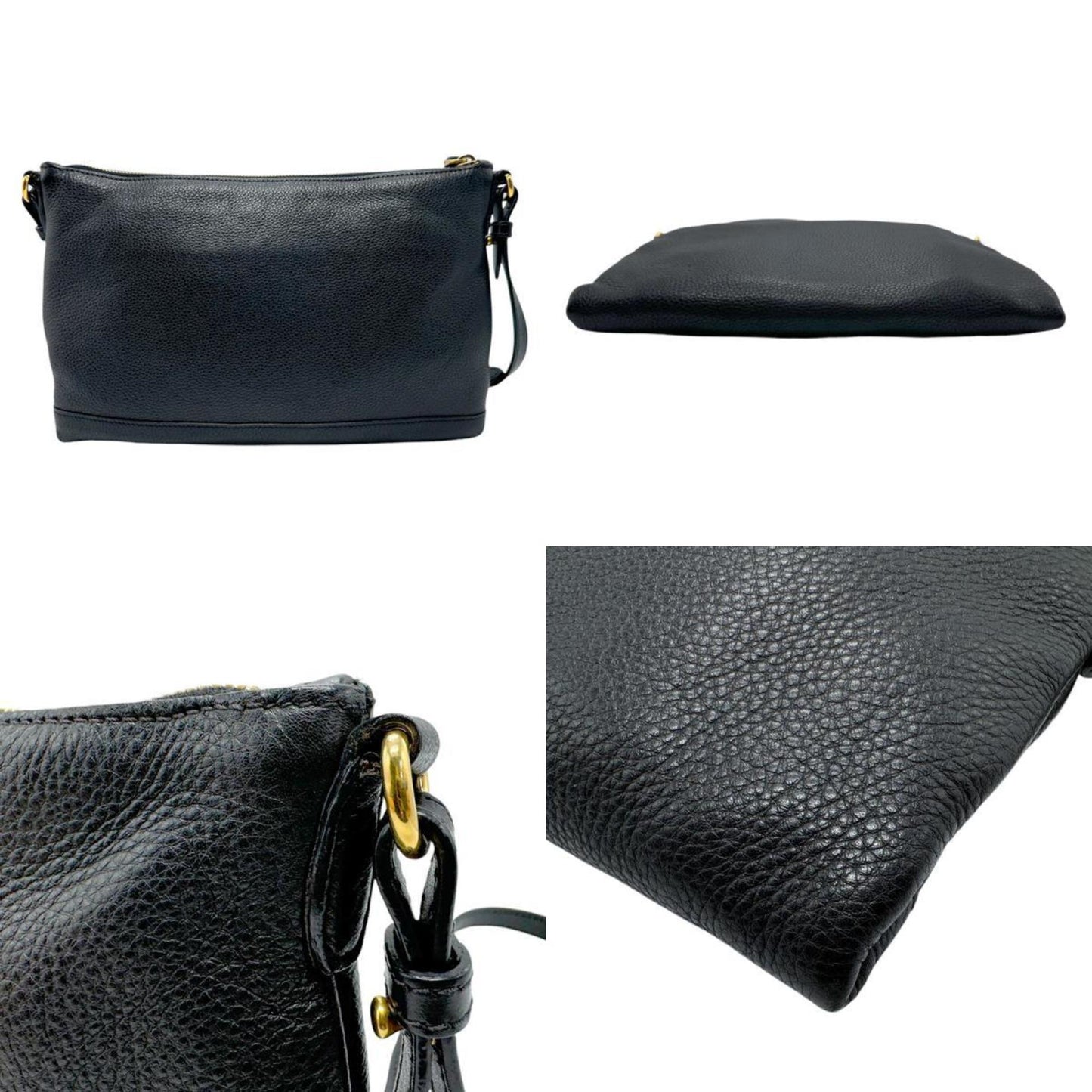 Prada Black Leather Saffiano