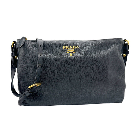 Prada Black Leather Saffiano