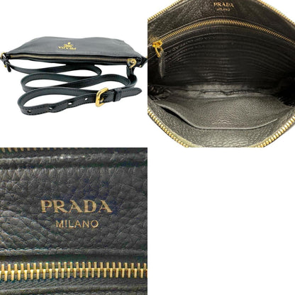 Prada Black Leather Saffiano