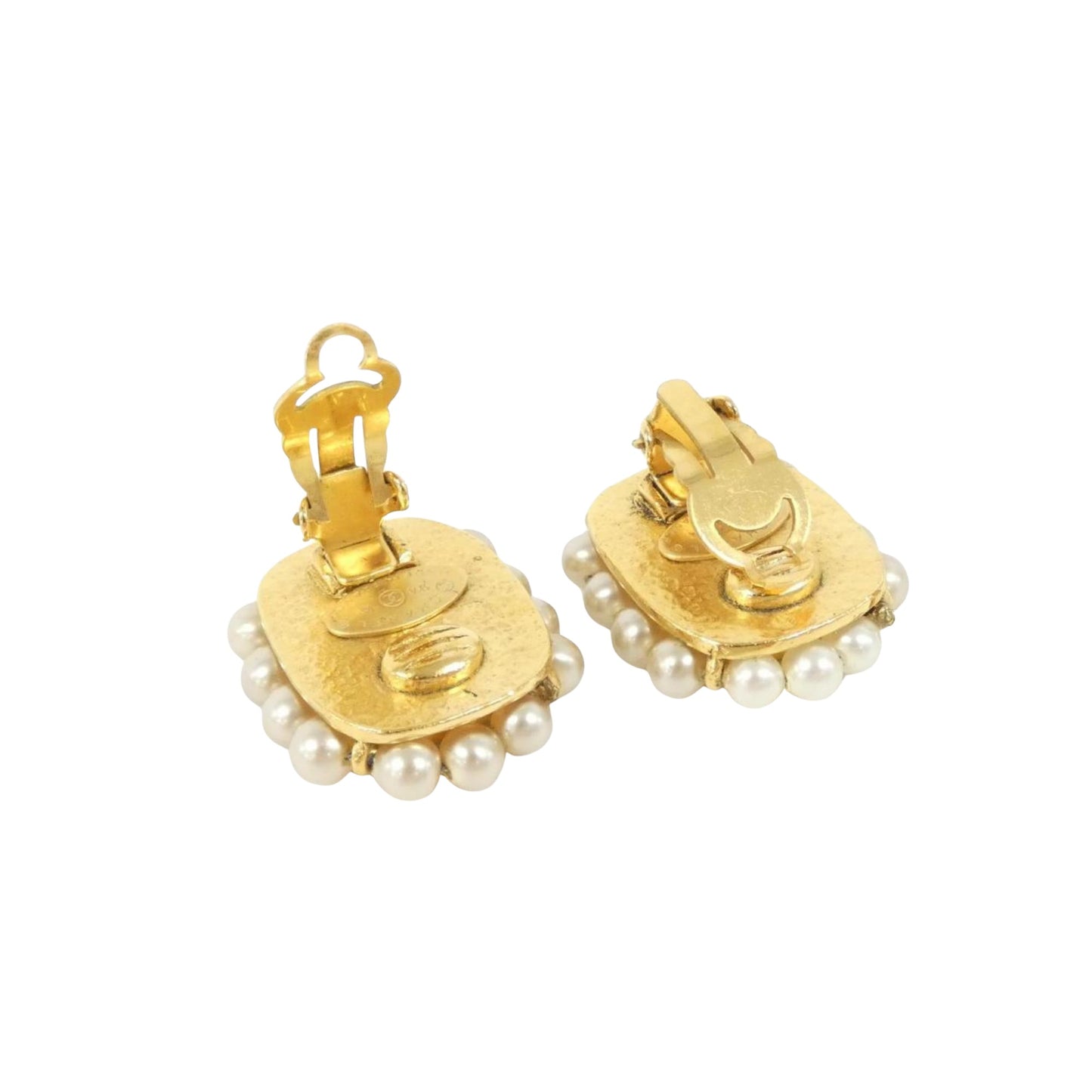 Chanel Gold Gold Plated Coco Mark