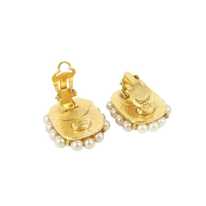 Chanel Gold Gold Plated Coco Mark