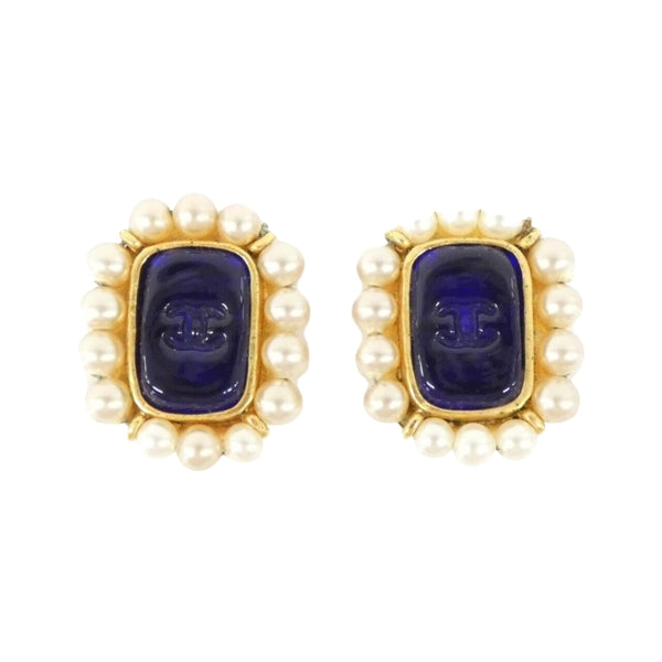 Chanel Gold Gold Plated Coco Mark