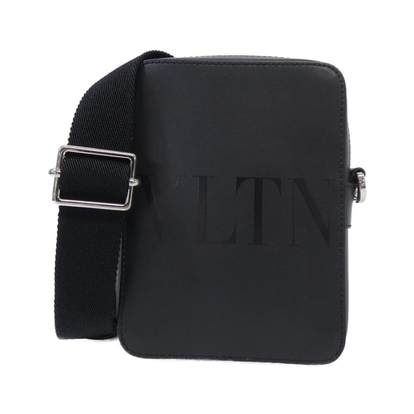 Valentino Garavani Black Leather Shoulder