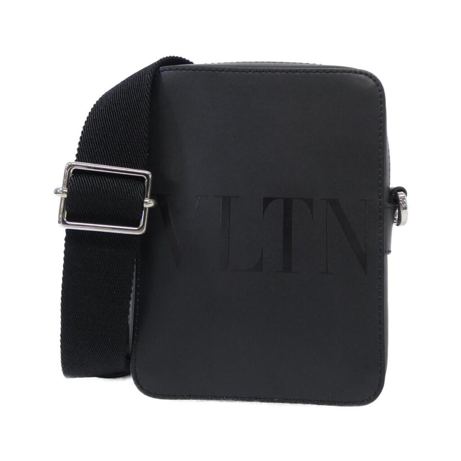 Valentino Garavani Black Leather Shoulder