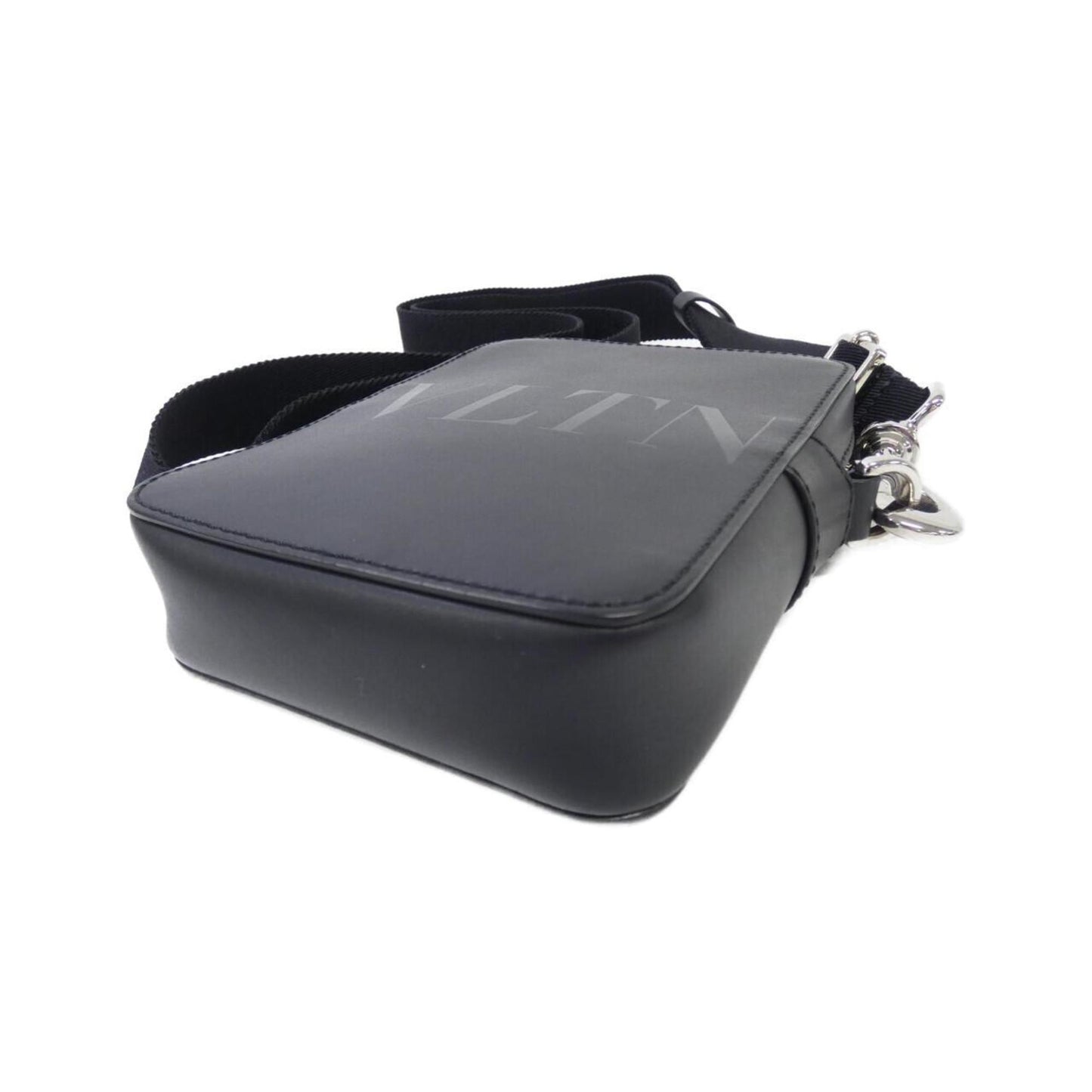 Valentino Garavani Black Leather Shoulder