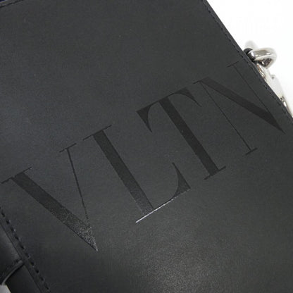 Valentino Garavani Black Leather Shoulder
