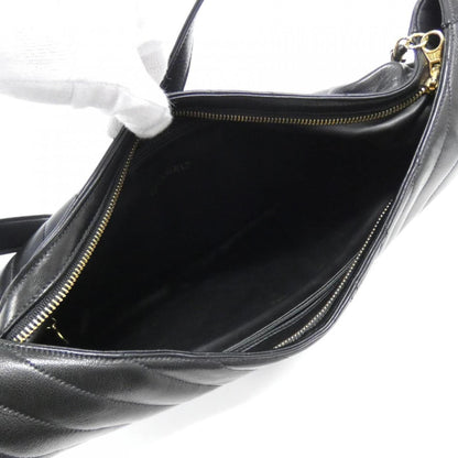 Chanel Black Leather Shoulder