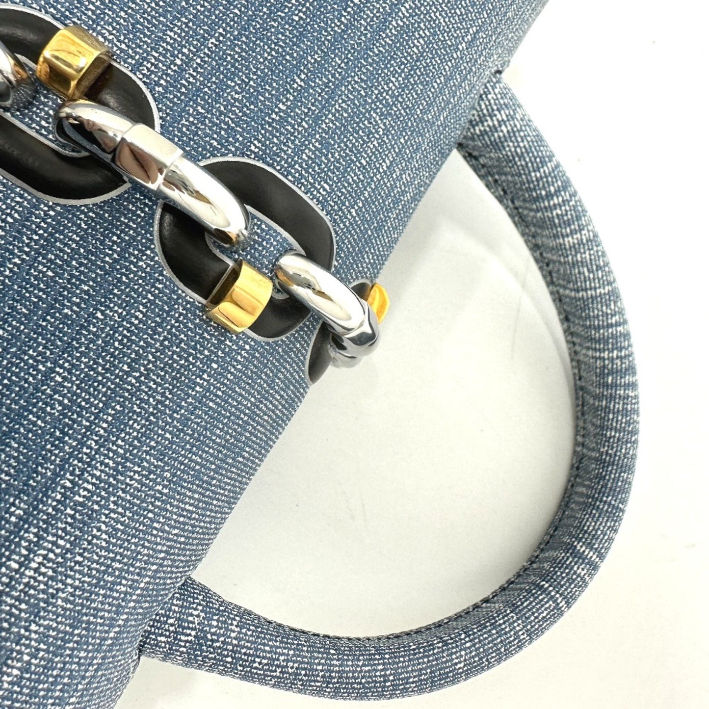 Louis Vuitton Blue Leather Handbag